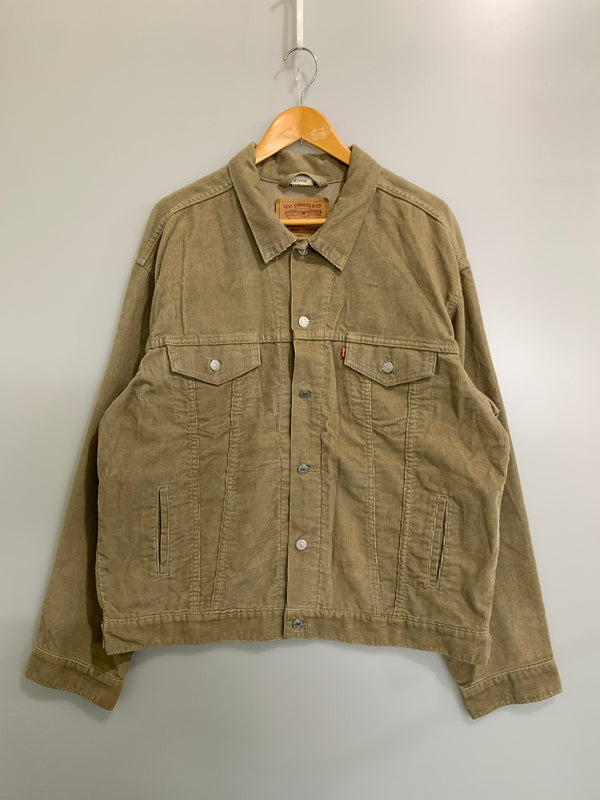 【中古品】【メンズ】 LEVI'S リーバイス ピケジャケット 70507-3825 アウターコーデュロイ ロングスリーブ 長袖 146-260903-hu-54-min サイズ：XL カラー：ベージュ 万代Net店