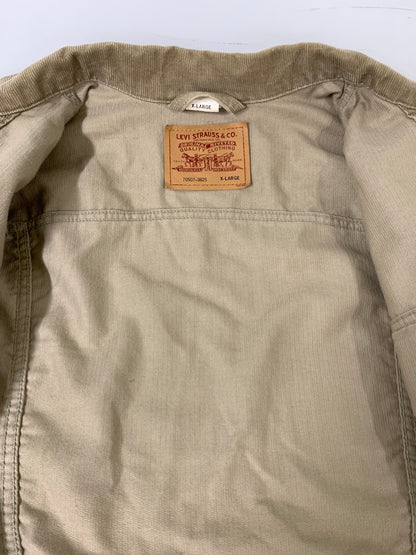 【中古品】【メンズ】 LEVI'S リーバイス ピケジャケット 70507-3825 アウターコーデュロイ ロングスリーブ 長袖 146-260903-hu-54-min サイズ：XL カラー：ベージュ 万代Net店