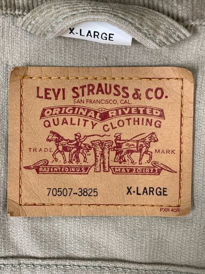 【中古品】【メンズ】 LEVI'S リーバイス ピケジャケット 70507-3825 アウターコーデュロイ ロングスリーブ 長袖 146-260903-hu-54-min サイズ：XL カラー：ベージュ 万代Net店
