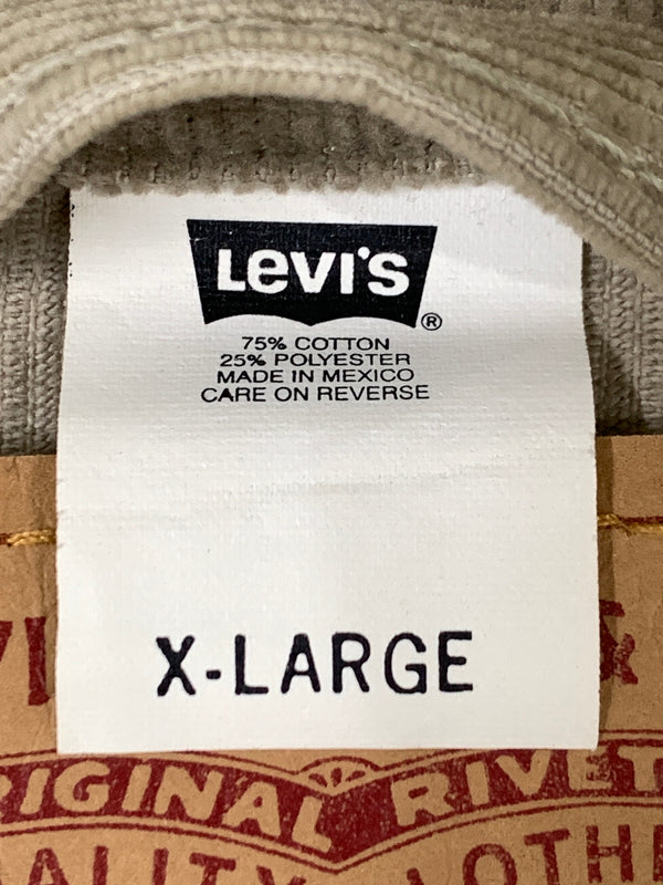 【中古品】【メンズ】 LEVI'S リーバイス ピケジャケット 70507-3825 アウターコーデュロイ ロングスリーブ 長袖 146-260903-hu-54-min サイズ：XL カラー：ベージュ 万代Net店