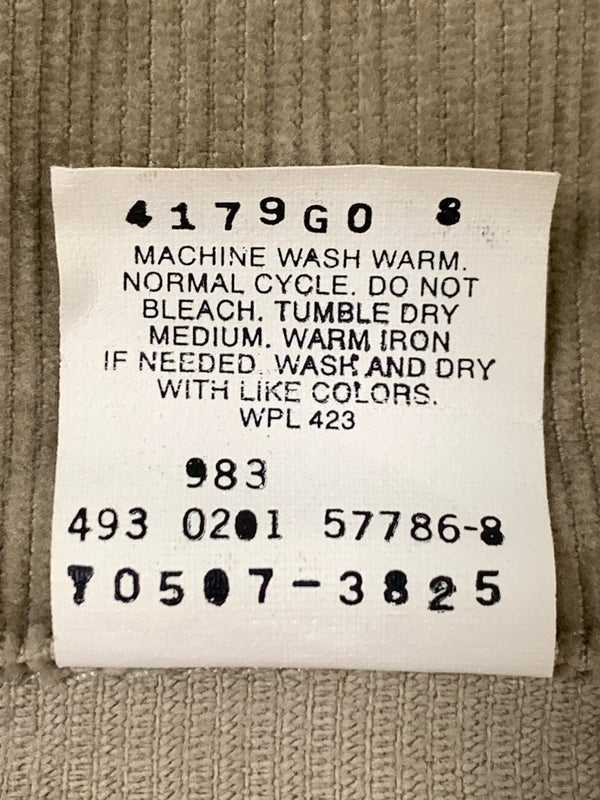 【中古品】【メンズ】 LEVI'S リーバイス ピケジャケット 70507-3825 アウターコーデュロイ ロングスリーブ 長袖 146-260903-hu-54-min サイズ：XL カラー：ベージュ 万代Net店