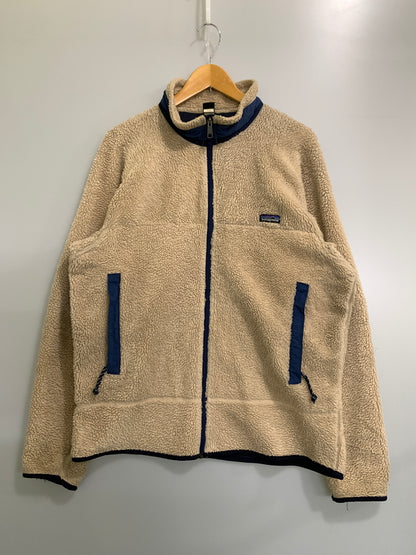 【中古品】【メンズ】 PATAGONIA パタゴニア 90S RETRO-X FLEECE JACKET 90年代 レトロ X フリース ジャケット アウター 144-260903-hu-49-min サイズ：XL カラー：ベージュ/ブルー系 万代Net店