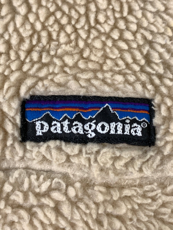 【中古品】【メンズ】 PATAGONIA パタゴニア 90S RETRO-X FLEECE JACKET 90年代 レトロ X フリース ジャケット アウター 144-260903-hu-49-min サイズ：XL カラー：ベージュ/ブルー系 万代Net店