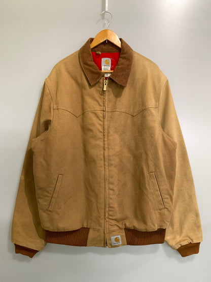 【中古品】【メンズ】 CARHARTT カーハート J18 BRN SANTA FE JACKET ブラウン サンタフェ ジャケット アウター 146-260903-hu-56-min サイズ：XL カラー：ベージュ系 万代Net店