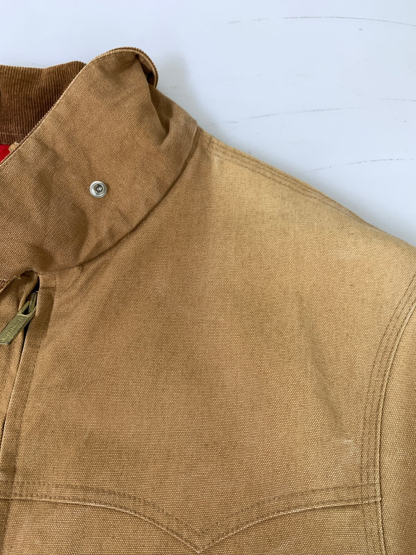 【中古品】【メンズ】 CARHARTT カーハート J18 BRN SANTA FE JACKET ブラウン サンタフェ ジャケット アウター 146-260903-hu-56-min サイズ：XL カラー：ベージュ系 万代Net店