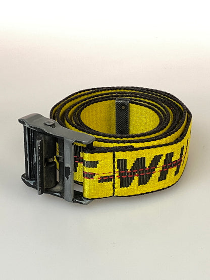 【中古品】【メンズ】 OFF-WHITE オフホワイト INDUSTRIAL BELT インダストリアルベルト 205-260907-yn-27-min サイズ：O/S カラー：イエロー 万代Net店