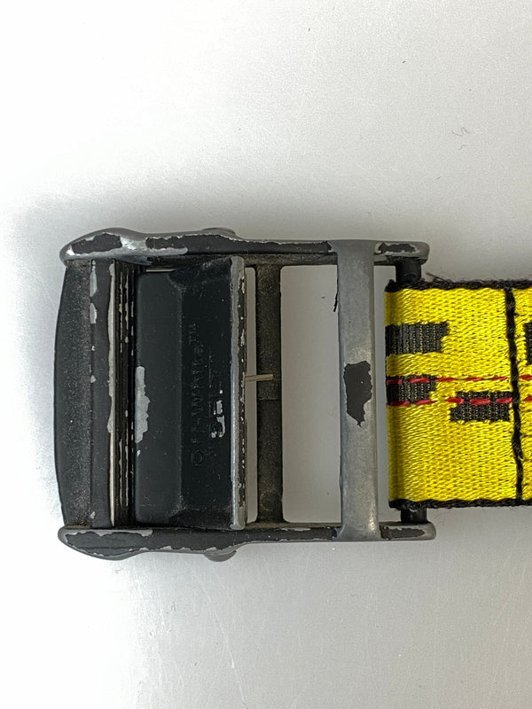 【中古品】【メンズ】 OFF-WHITE オフホワイト INDUSTRIAL BELT インダストリアルベルト 205-260907-yn-27-min サイズ：O/S カラー：イエロー 万代Net店