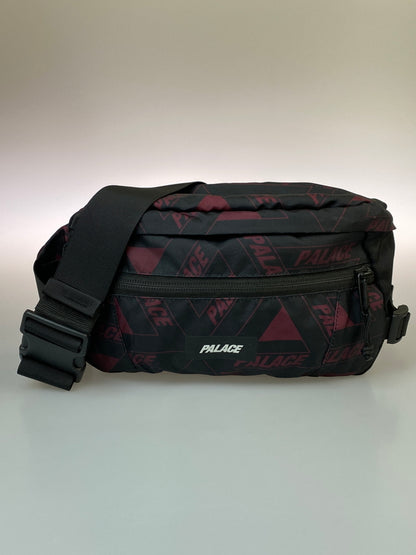 【中古品】【メンズ/レディース】 PALACE SKATEBOARDS パレススケートボーズ BAG ウエストバッグ カバン 188-260908-KS-02-min カラー：ブラック/ワインレッド 万代Net店