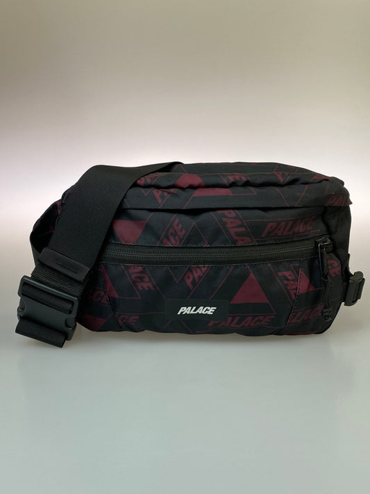 【中古品】【メンズ/レディース】 PALACE SKATEBOARDS パレススケートボーズ BAG ウエストバッグ カバン 188-260908-KS-02-min カラー：ブラック/ワインレッド 万代Net店