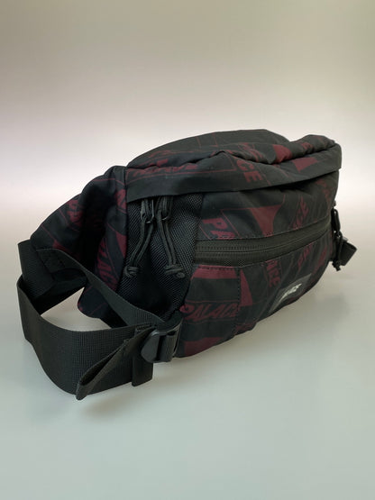 【中古品】【メンズ/レディース】 PALACE SKATEBOARDS パレススケートボーズ BAG ウエストバッグ カバン 188-260908-KS-02-min カラー：ブラック/ワインレッド 万代Net店