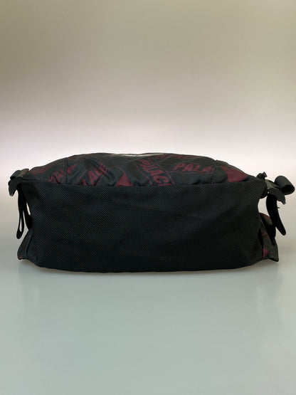 【中古品】【メンズ/レディース】 PALACE SKATEBOARDS パレススケートボーズ BAG ウエストバッグ カバン 188-260908-KS-02-min カラー：ブラック/ワインレッド 万代Net店