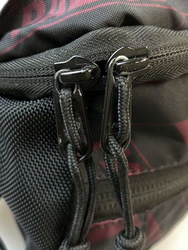 【中古品】【メンズ/レディース】 PALACE SKATEBOARDS パレススケートボーズ BAG ウエストバッグ カバン 188-260908-KS-02-min カラー：ブラック/ワインレッド 万代Net店