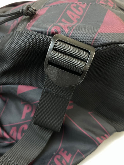 【中古品】【メンズ/レディース】 PALACE SKATEBOARDS パレススケートボーズ BAG ウエストバッグ カバン 188-260908-KS-02-min カラー：ブラック/ワインレッド 万代Net店