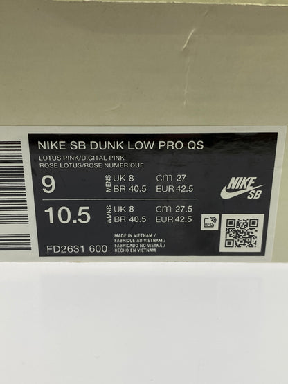 【中古品】【メンズ】 NIKE SB ナイキ エスビー × THE POWERPUFF GIRLS パワーパフガールズ FD2631-600 SB DUNK LOW PRO Q ダンク ロー スニーカー靴 160-260902-jt-01-min サイズ：US 9 27.0cm カラー：LOTUS PINK/DEGITAL PINK 万代Net店
