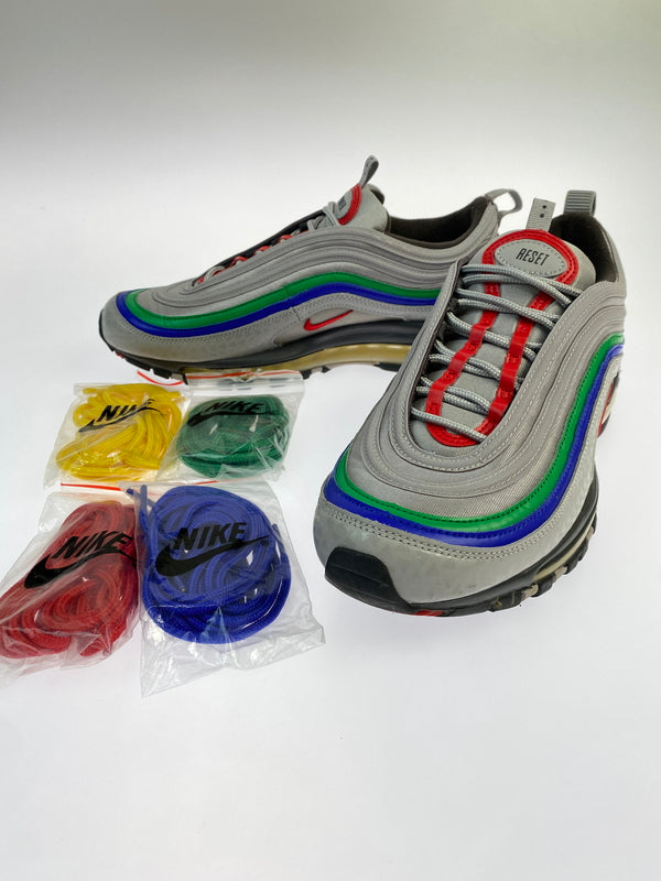 【中古品】【メンズ】 NIKE ナイキ CI5012－001 AIR MAX 97 NINTENDO 64 エアマックス97 ニンテンドウ64 スニーカー靴 160-260902-jt-14-min サイズ：US 8.5 26.5cm カラー：グレー 万代Net店