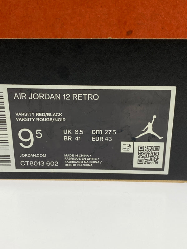 【中古品】【メンズ】 NIKE ナイキ CT8013-602 AIR JORDAN 12 エアージョーダン12 スニーカー 靴 160-260902-jt-08-min サイズ：US 9.5 27.5cm カラー：REVERSE FLU GAME 万代Net店