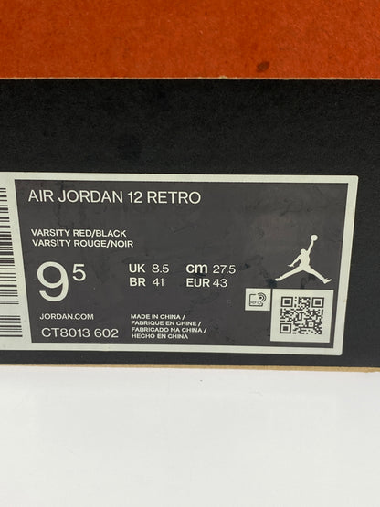 【中古品】【メンズ】 NIKE ナイキ CT8013-602 AIR JORDAN 12 エアージョーダン12 スニーカー 靴 160-260902-jt-08-min サイズ：US 9.5 27.5cm カラー：REVERSE FLU GAME 万代Net店