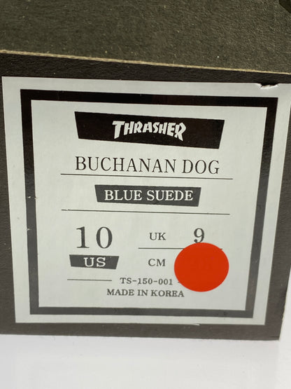 【中古品】【メンズ】 THRASHER スラッシャー BUCHANAN DOG ブキャナン ドッグ スニーカー 靴 163-260902-jt-27-min サイズ：US 10 28.0cm カラー：ブルー スエード 万代Net店