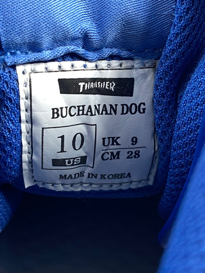 【中古品】【メンズ】 THRASHER スラッシャー BUCHANAN DOG ブキャナン ドッグ スニーカー 靴 163-260902-jt-27-min サイズ：US 10 28.0cm カラー：ブルー スエード 万代Net店