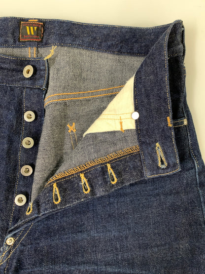 【中古品】【メンズ】 WAREHOUSE ウエアハウス COWBOY DENIM PANTS WW2 MODEL カウボーイ デニム パンツ ボトムス ジーパン 156-260903-hu-66-min サイズ：32 カラー：インディゴ 万代Net店