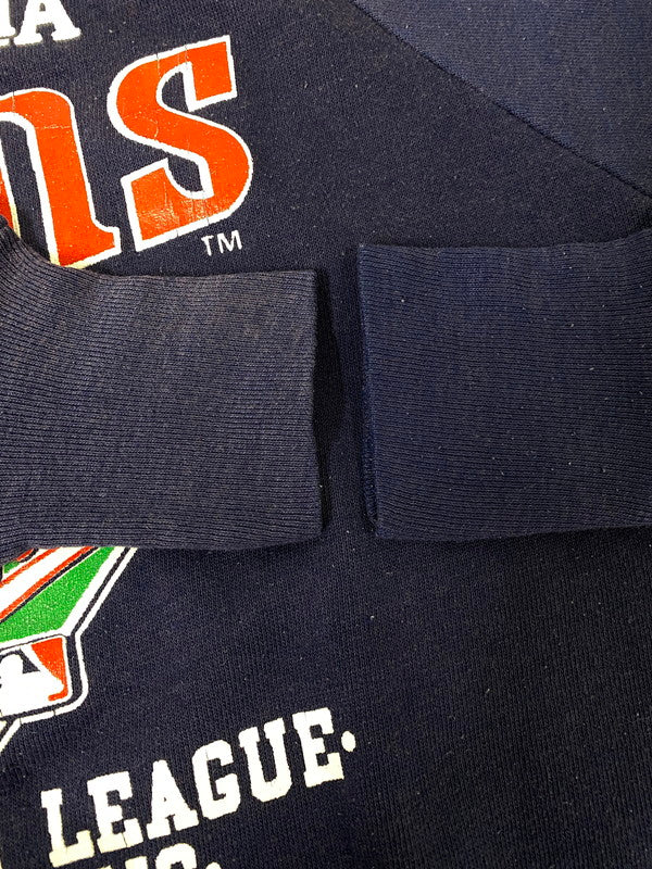 【現状渡し品】【メンズ】 LOGO7 ロゴセブン MINESOTA TWINS SWEATSHIRT ミネソタ ツインズ スウェットシャツ メンズ トップス 長袖 トレーナー 146-260904-em-19-min サイズ：M カラー：ネイビー 万代Net店