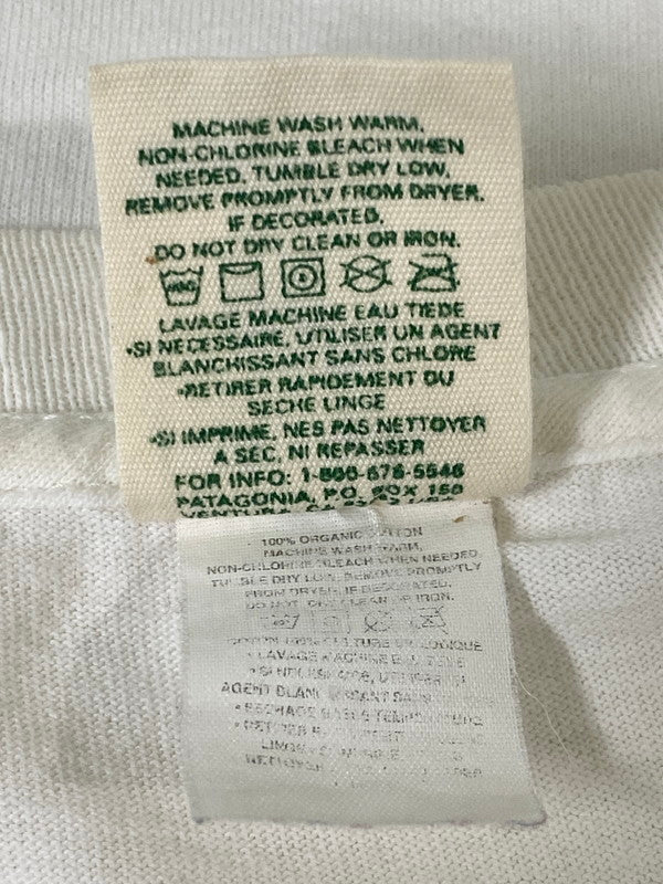 【中古品】【メンズ】 PATAGONIA BENEFICIAL パタゴニア ベネフィシャル THE OUTLAND MOUNTAIN SHOP TEE ザ アウトランド マウンテン ショップ Tシャツ メンズ トップス 半袖 144-260904-em-15-min サイズ：S カラー：ホワイト 万代Net店