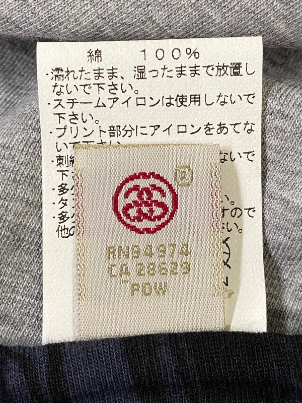 【中古品】【メンズ】 STUSSY ステューシー × FUTURA フューチュラ OVER PRINT TEE オーバー プリント Tシャツ メンズ トップス リバーシブル ラグラン 142-260904-em-17-min サイズ：XL カラー：オリーブ/ネイビー/グレー 万代Net店