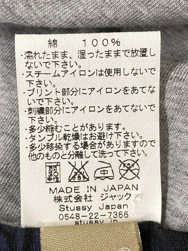 【中古品】【メンズ】 STUSSY ステューシー × FUTURA フューチュラ OVER PRINT TEE オーバー プリント Tシャツ メンズ トップス リバーシブル ラグラン 142-260904-em-17-min サイズ：XL カラー：オリーブ/ネイビー/グレー 万代Net店