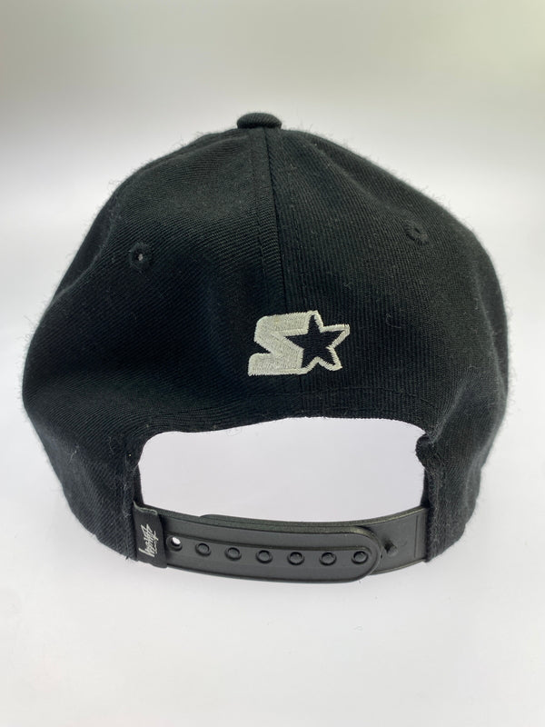 【中古品】【メンズ】 STUSSY×STARTER ステューシー スターター BASEBALL CAP ベースボールキャップ 帽子 185-260903-hu-07-min サイズ：ONESIZE カラー：ブラック/ミントグリーン 万代Net店