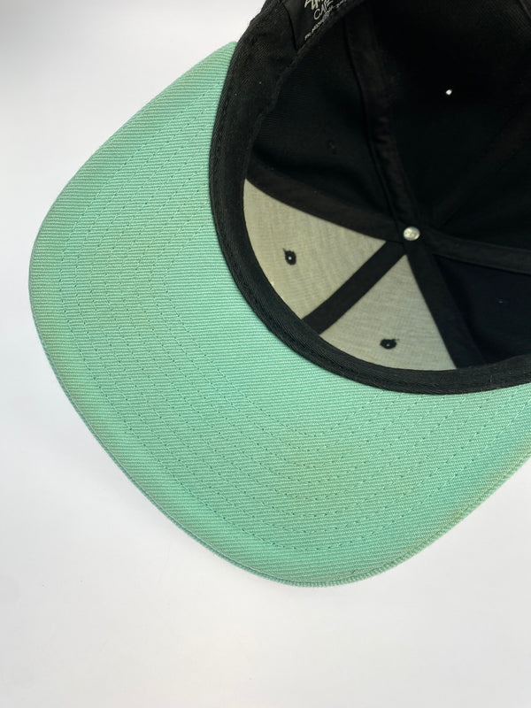 【中古品】【メンズ】 STUSSY×STARTER ステューシー スターター BASEBALL CAP ベースボールキャップ 帽子 185-260903-hu-07-min サイズ：ONESIZE カラー：ブラック/ミントグリーン 万代Net店