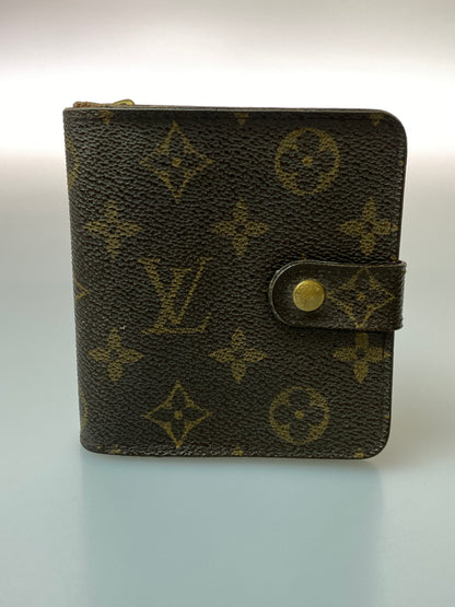 【現状渡し品】【レディース】 LOUIS VUITTON ルイヴィトン ZIP WALLETM61667 CA0013 モノグラム コンパクトジップ ウォレット 二つ折り財布 179-260909-yn-26-min カラー：ブラウン 万代Net店