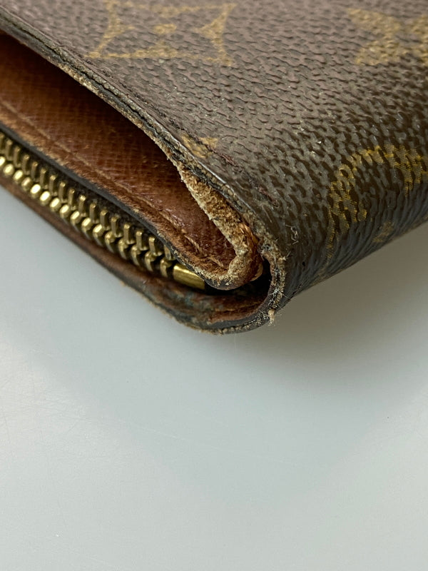 【現状渡し品】【レディース】 LOUIS VUITTON ルイヴィトン ZIP WALLETM61667 CA0013 モノグラム コンパクトジップ ウォレット 二つ折り財布 179-260909-yn-26-min カラー：ブラウン 万代Net店