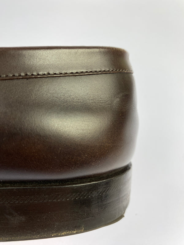 【中古品】【メンズ】 LOUIS VUITTON ルイ ヴィトン モノグラム コインローファー D1 0231 靴 革靴 179-260903-hu-04-min サイズ：8 カラー：ブラウン 万代Net店