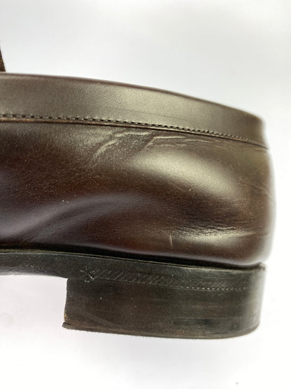 【中古品】【メンズ】 LOUIS VUITTON ルイ ヴィトン モノグラム コインローファー D1 0231 靴 革靴 179-260903-hu-04-min サイズ：8 カラー：ブラウン 万代Net店