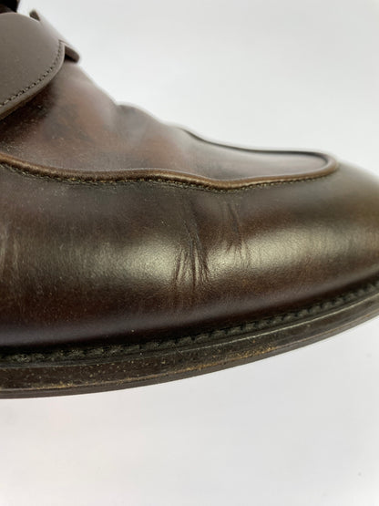 【中古品】【メンズ】 LOUIS VUITTON ルイ ヴィトン モノグラム コインローファー D1 0231 靴 革靴 179-260903-hu-04-min サイズ：8 カラー：ブラウン 万代Net店
