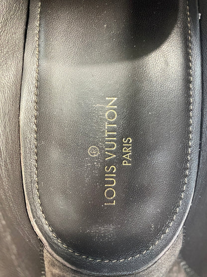 【中古品】【メンズ】 LOUIS VUITTON ルイ ヴィトン モノグラム コインローファー D1 0231 靴 革靴 179-260903-hu-04-min サイズ：8 カラー：ブラウン 万代Net店