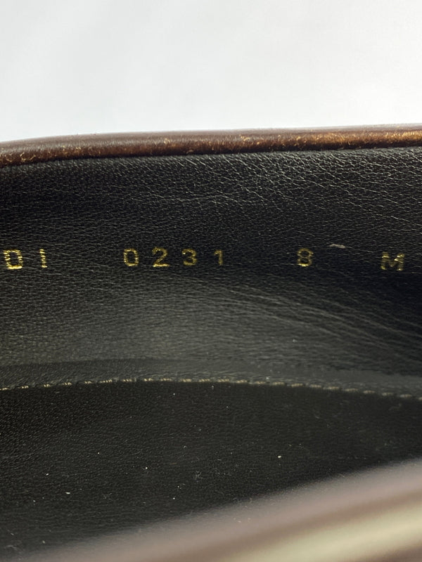 【中古品】【メンズ】 LOUIS VUITTON ルイ ヴィトン モノグラム コインローファー D1 0231 靴 革靴 179-260903-hu-04-min サイズ：8 カラー：ブラウン 万代Net店