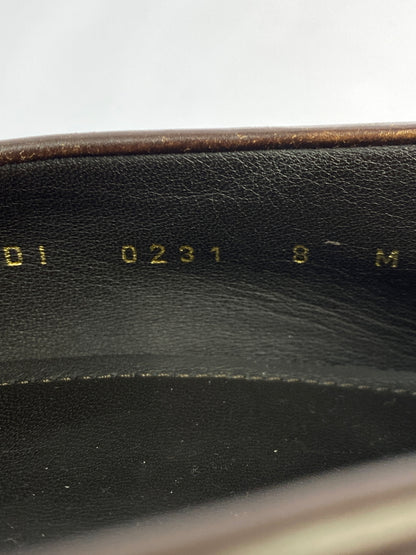 【中古品】【メンズ】 LOUIS VUITTON ルイ ヴィトン モノグラム コインローファー D1 0231 靴 革靴 179-260903-hu-04-min サイズ：8 カラー：ブラウン 万代Net店