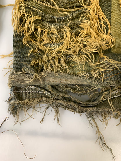 【現状渡し品】【メンズ】 LEVI’S リーバイス 559 再構築デニムパンツ ボトムス ジーパン 157-260903-hu-65-min サイズ：W36L34 カラー：イエロー系 万代Net店