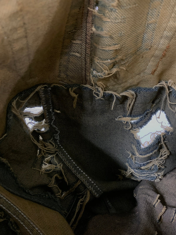 【現状渡し品】【メンズ】 LEVI’S リーバイス 559 再構築デニムパンツ ボトムス ジーパン 157-260903-hu-65-min サイズ：W36L34 カラー：イエロー系 万代Net店