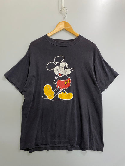 【現状渡し品】【メンズ】 WALT DISNEY PRODUCTIONS ウォルト ディズニー プロダクションズ 80S SIGNALタグ SS TEE 80年代 シグナルタグ ショートスリーブ Tシャツ メンズ トップス 半袖 ヴィンテージ 146-260904-em-16-min サイズ：XL カラー：ブラック 万代Net店