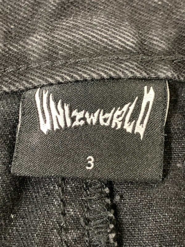 【中古品】【メンズ】 UNIZ WORLD ユニズ ワールド BLACK MONSTER PANTS ブラック モンスター パンツ 151-260903-hu-32-min サイズ：3 カラー：ブラック 万代Net店