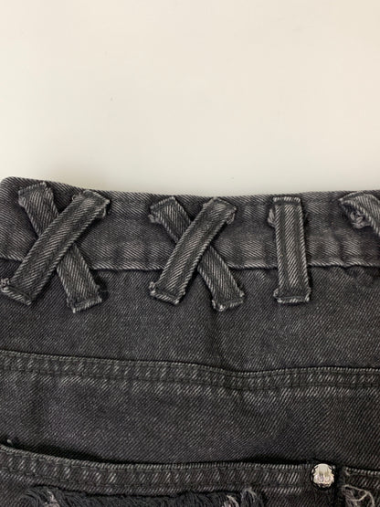 【中古品】【メンズ】 UNIZ WORLD ユニズ ワールド BLACK MONSTER PANTS ブラック モンスター パンツ 151-260903-hu-32-min サイズ：3 カラー：ブラック 万代Net店