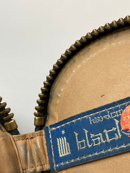 【中古品】【メンズ】 BLACKMEANS ブラックミーンズ CIRCLE POUCH サークルポーチ 200-260905-yn-02-min カラー：ダークブラウン 万代Net店