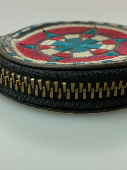 【中古品】【メンズ】 BLACKMEANS ブラックミーンズ CIRCLE POUCH サークルポーチ 200-260905-yn-02-min カラー：ダークブラウン 万代Net店