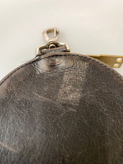 【中古品】【メンズ】 BLACKMEANS ブラックミーンズ CIRCLE POUCH サークルポーチ 200-260905-yn-02-min カラー：ダークブラウン 万代Net店