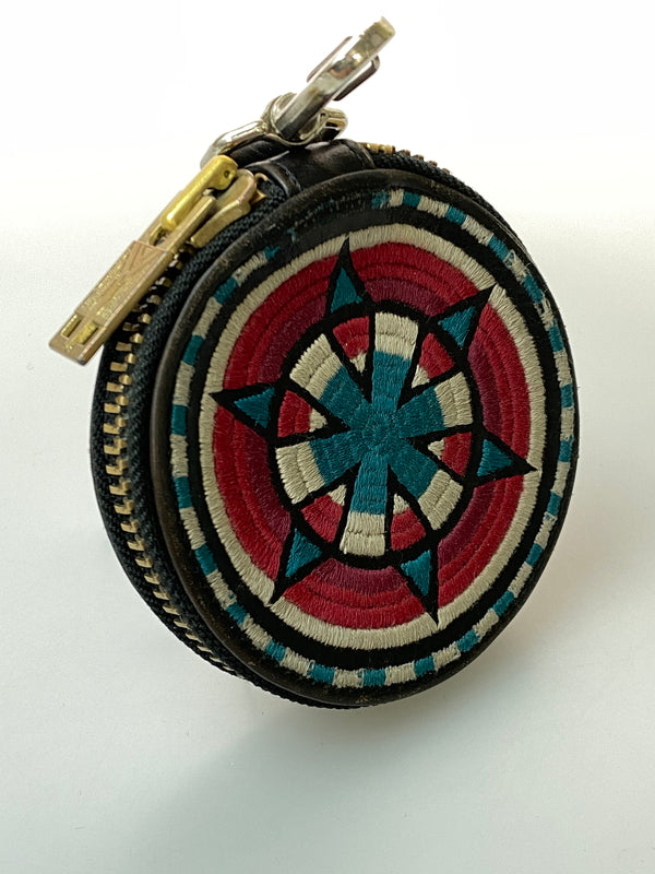 【中古品】【メンズ】 BLACKMEANS ブラックミーンズ CIRCLE POUCH サークルポーチ 200-260905-yn-02-min カラー：ダークブラウン 万代Net店
