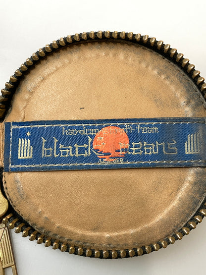 【中古品】【メンズ】 BLACKMEANS ブラックミーンズ CIRCLE POUCH サークルポーチ 200-260905-yn-02-min カラー：ダークブラウン 万代Net店