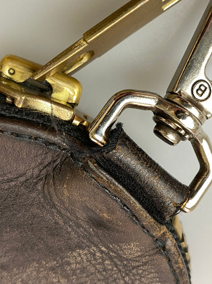 【中古品】【メンズ】 BLACKMEANS ブラックミーンズ CIRCLE POUCH サークルポーチ 200-260905-yn-02-min カラー：ダークブラウン 万代Net店