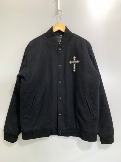 【中古品】【メンズ】 GDC GRAND CYANION GDC グランドキャニオン STADIUM JACKET スタジアム ジャケット アウター スタジャン 142-260903-hu-52-min サイズ：L カラー：ブラック 万代Net店